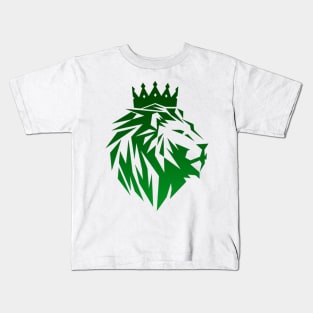 Green Lion King Art Kids T-Shirt